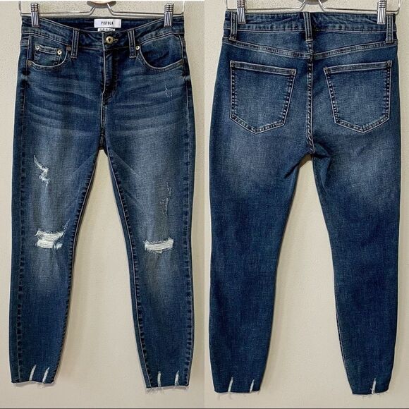 Pistola Distressed Skinny Jeans - Size: 26 - Picture 1 of 8